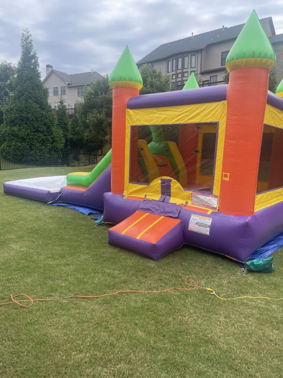 Castle Bounce House Combo (Wet)